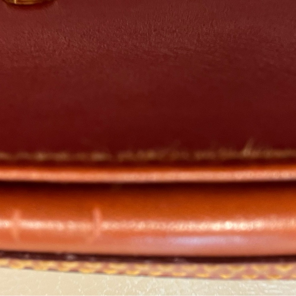 Dooney & Bourke Cream Satchel with Brown Trim - Picture 5 of 7
